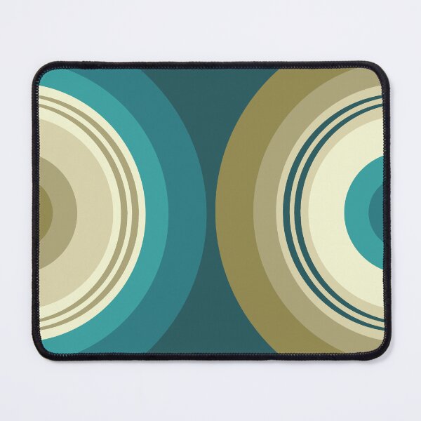 Item preview, Colorful double semicircles in retro style designed and sold by BattaAnastasia.