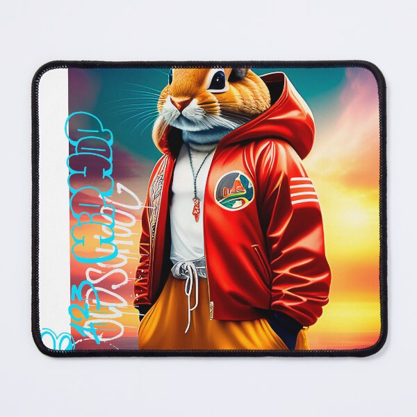 Item preview, rabbit hiphop style designed and sold by Save Amazon Art.