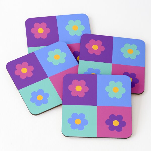 Item preview, Colorblock Daisies  designed and sold by ebcameron.