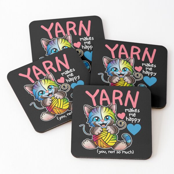 Item preview, Yarn makes me happy - you not so much designed and sold by EvergreenWhimsy.