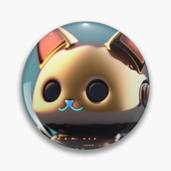 Item preview, Cat NFT robot art designed and sold by CyberArtsy.