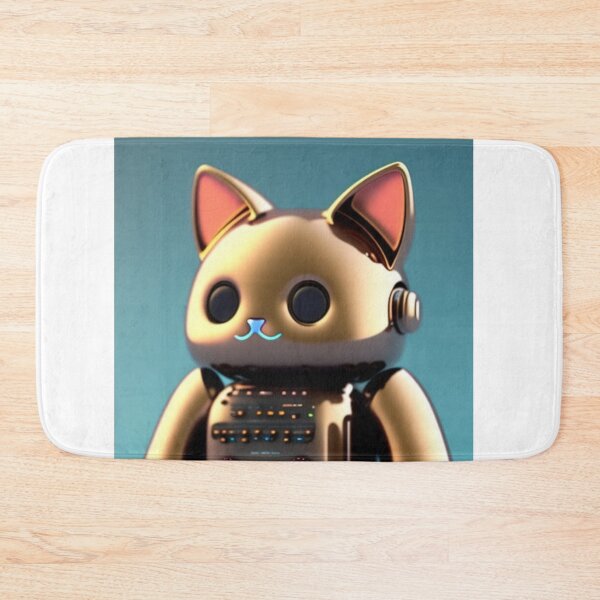 Item preview, Cat NFT robot art designed and sold by CyberArtsy.
