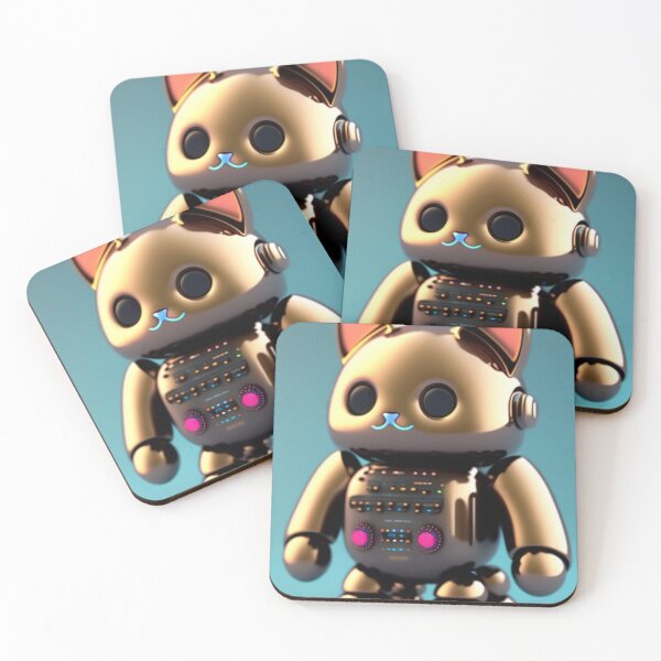 Item preview, Cat NFT robot art designed and sold by CyberArtsy.