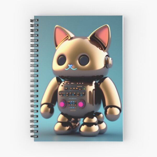 Item preview, Cat NFT robot art designed and sold by CyberArtsy.