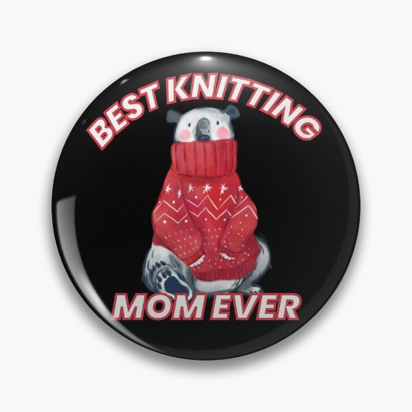 Item preview, BEST KNITTING MOM EVER , BEST MOM EVER  designed and sold by hijasminflower.