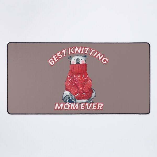 Item preview, BEST KNITTING MOM EVER , BEST MOM EVER designed and sold by hijasminflower.