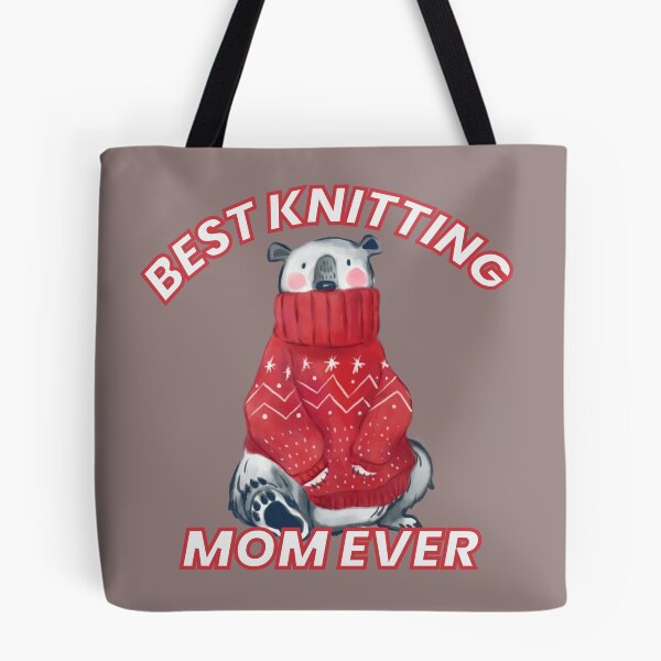 Item preview, BEST KNITTING MOM EVER , BEST MOM EVER  designed and sold by hijasminflower.