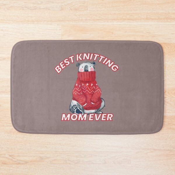 Item preview, BEST KNITTING MOM EVER , BEST MOM EVER  designed and sold by hijasminflower.