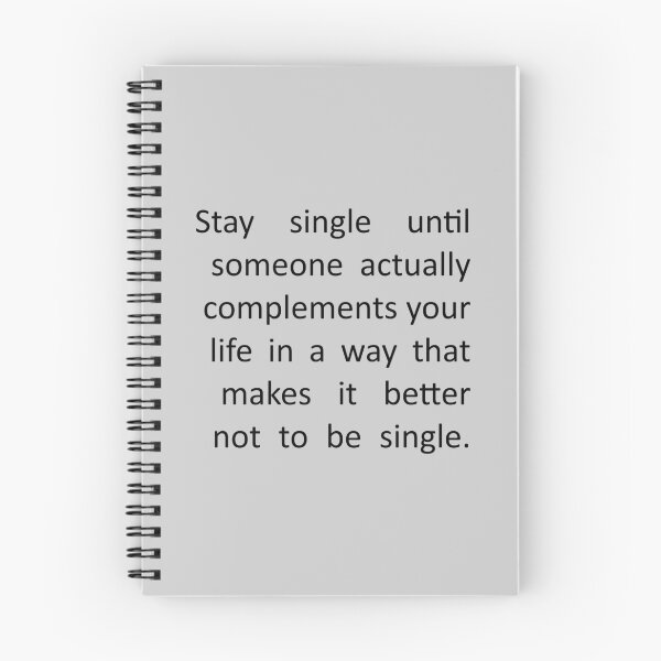 Item preview, Stay Single Inspirational Quote Wall Art - Improves Your Life & Home Decor designed and sold by funnyhalloween.