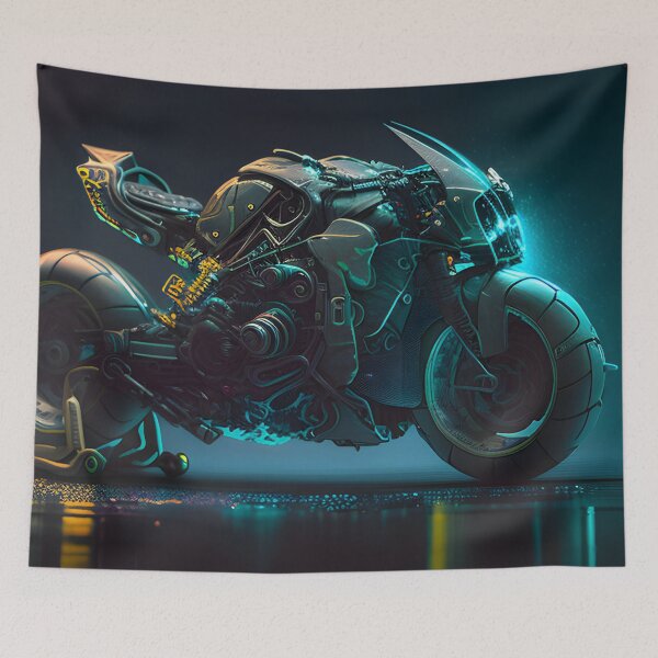 Item preview, Futuristic Cyberpunk Superbike designed and sold by beluxe.