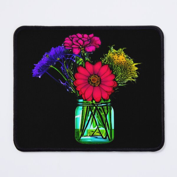 Item preview, Flowers in Mason Jar artwork designed and sold by gramizzia.