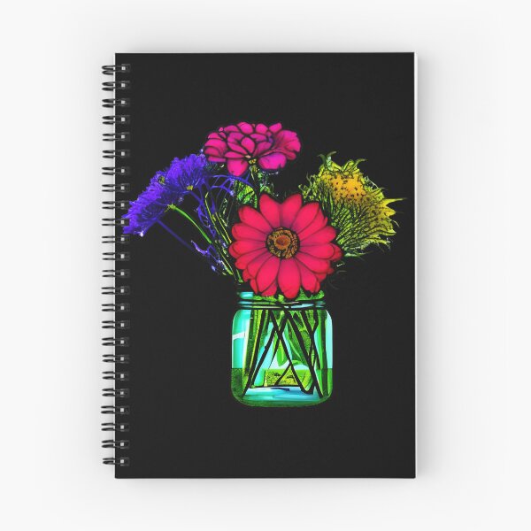 Item preview, Flowers in Mason Jar artwork designed and sold by gramizzia.
