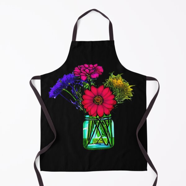 Item preview, Flowers in Mason Jar artwork designed and sold by gramizzia.