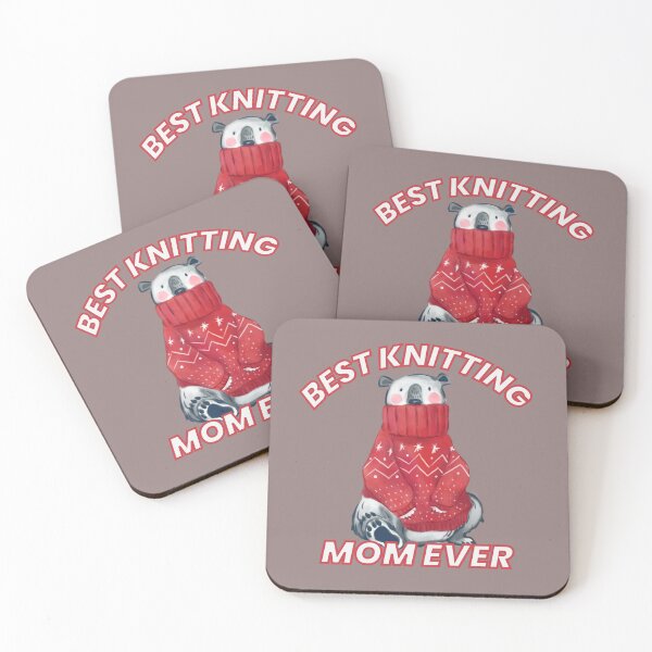 Item preview, BEST KNITTING MOM EVER , BEST MOM EVER  designed and sold by hijasminflower.