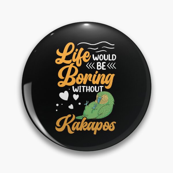 Item preview, Boring without a Kakapo New Zealand parrot designed and sold by madgrfx.
