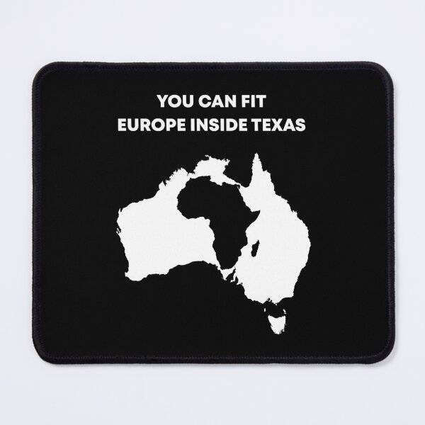 Item preview, EUROPE INSIDE TEXAS | geography merch designed and sold by flaglandia.