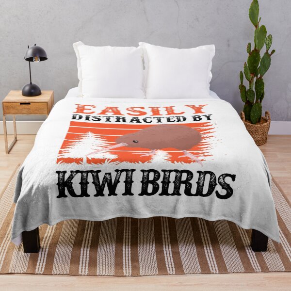 Item preview, Kiwi bird distracted by New Zealand kiwi designed and sold by madgrfx.