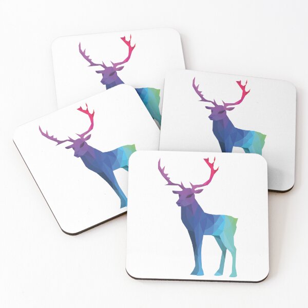 Item preview, Rainbow Geometric Deer designed and sold by shaldesign.
