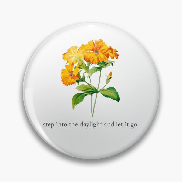Item preview, Step Into The Daylight and Let It Go, Taylor Swift Quote, Taylor Swift Sticker, Floral, ME! designed and sold by Keirstin Collins.