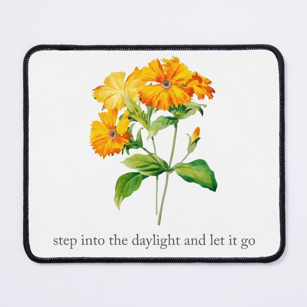 Item preview, Step Into The Daylight and Let It Go, Taylor Swift Quote, Taylor Swift Sticker, Floral, ME! designed and sold by Keirstin Collins.