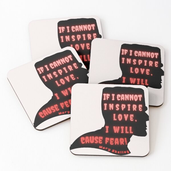 Item preview, Mary shelley quote:  if I cannot inspire love, I will cause fear designed and sold by artbleed.