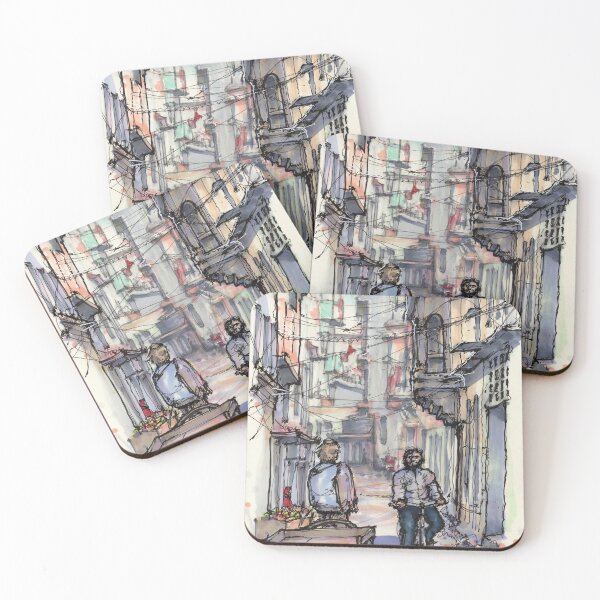 Item preview, Chaotic street Scene designed and sold by Gregg Brown.