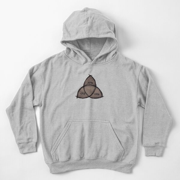 Dark - past present future Kids Pullover Hoodie