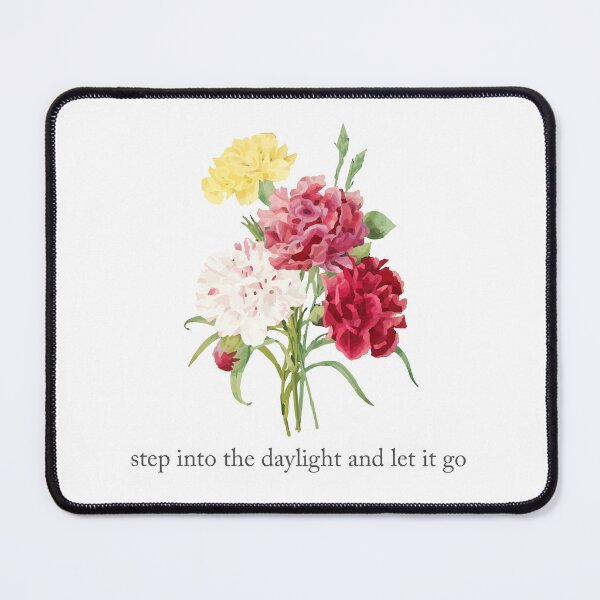Item preview, Step Into The Daylight and Let It Go, Taylor Swift Quote, Taylor Swift Sticker, Floral designed and sold by Keirstin Collins.