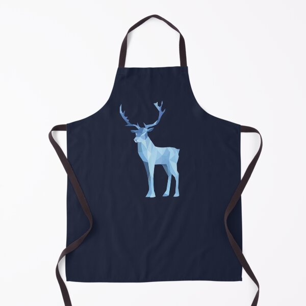 Item preview, Ice Blue Low Poly Deer designed and sold by shaldesign.