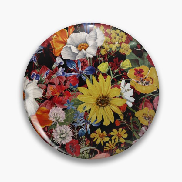 Item preview, Multicolor Floral Night Garden designed and sold by Burcu Korkmazyurek.