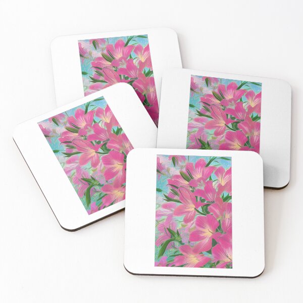 Item preview, Alstroemeria flower artwork designed and sold by GroovyDino.