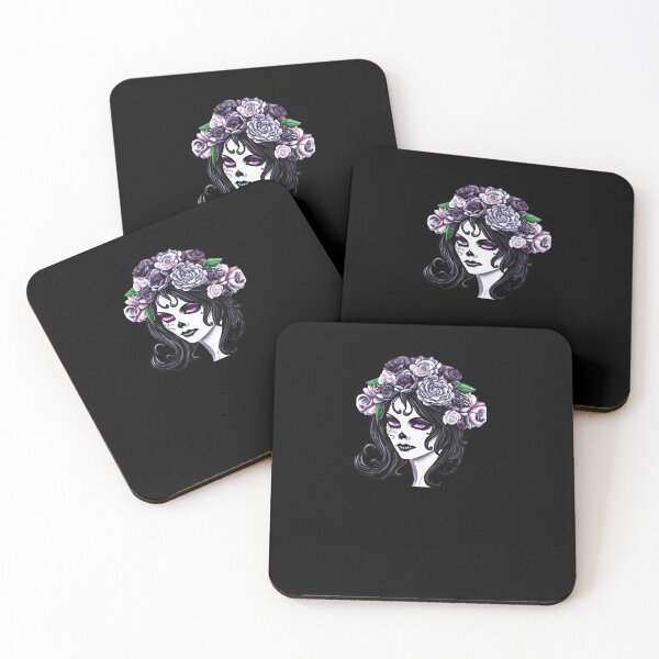 Item preview, Mictecacihuatl - Dia de Muertos - Rose designed and sold by ElLocoMus.