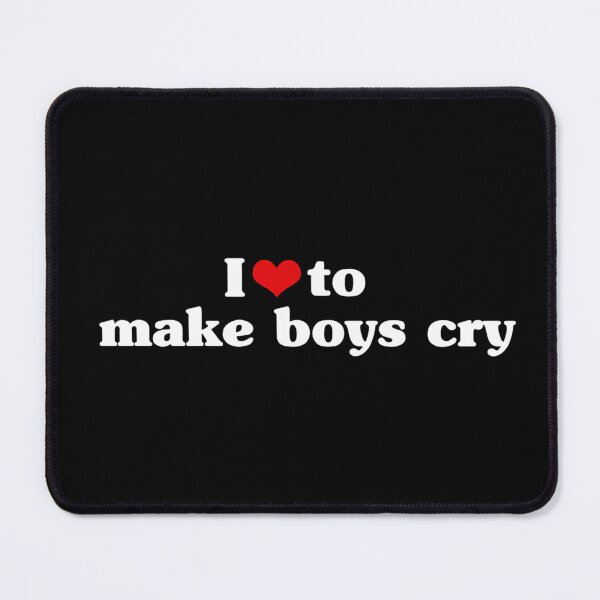 Item preview, I Love To Make Boys Cry, I Heart To Make Boys Cry Funny Red Heart Love Girls designed and sold by FirnandArt.
