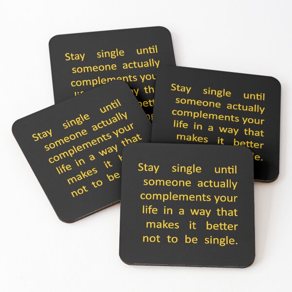 Item preview, Add a Touch of Inspiration to Your Home - Stay Single Wall Art designed and sold by funnyhalloween.