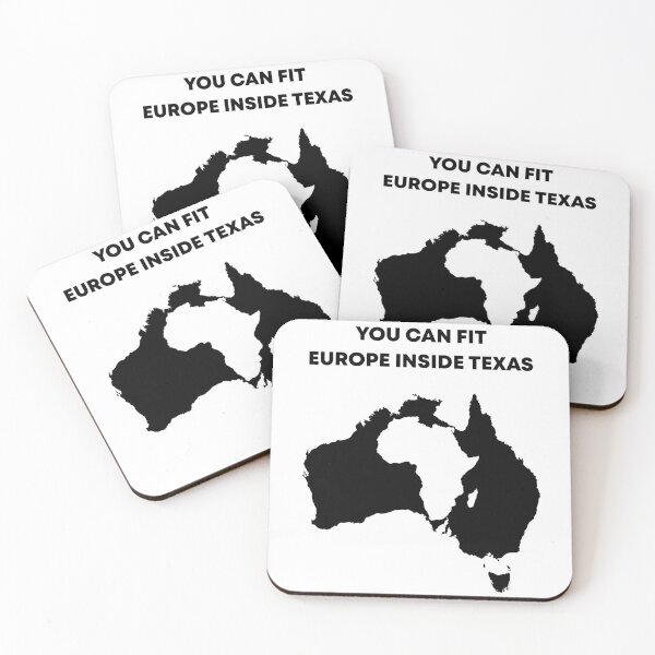 Item preview, EUROPE INSIDE TEXAS | geography merch designed and sold by flaglandia.