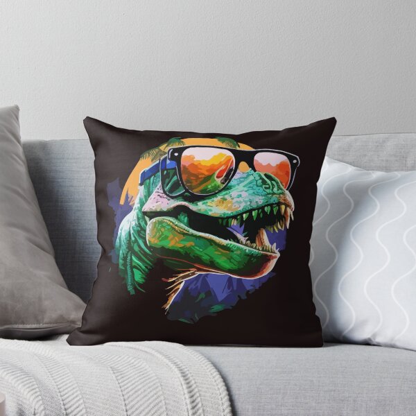 Item preview, dinosaur wearing glassas designed and sold by Stoxnet.