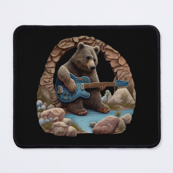 Item preview, A Bear Playing a Guitar designed and sold by blakfrog.