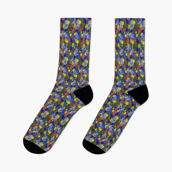 Item preview, Summer Vibes Psychedelic Graphic Design, 3, Abstraction, bold colorful abstract playful design inspired by nature designed and sold by Adri Barnard.