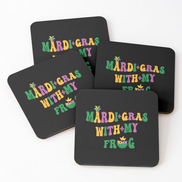 Item preview, Mardi Gras With My Frog  designed and sold by Salahboulehoual.