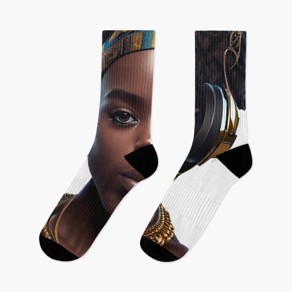 Item preview, Beautiful African Queen Music Headphones designed and sold by PosterManiaRo.