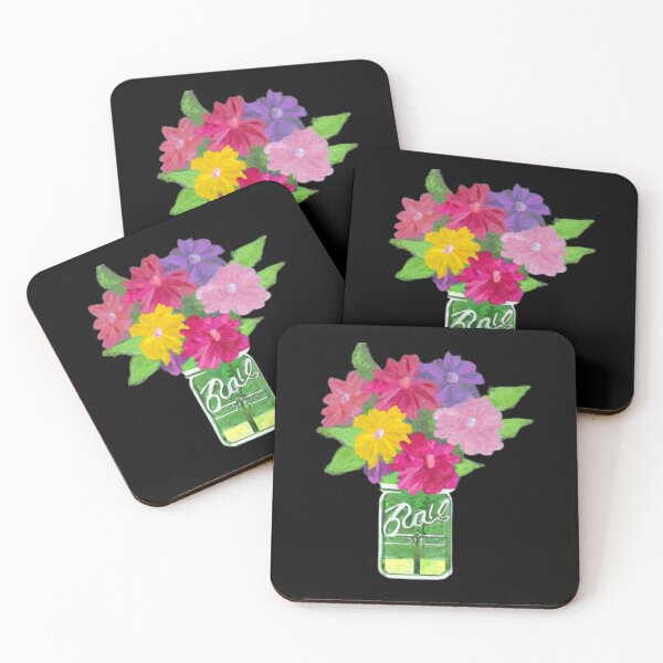 Item preview, Flowers in Mason Jar artwork designed and sold by gramizzia.