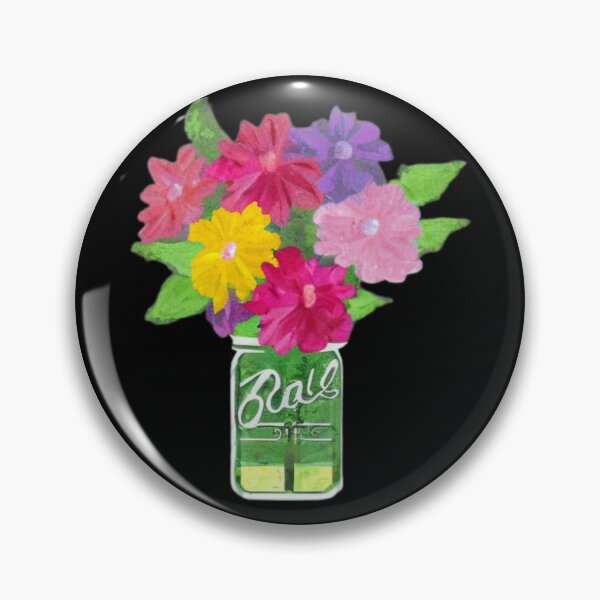 Item preview, Flowers in Mason Jar artwork designed and sold by gramizzia.