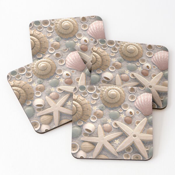Item preview, Starfish and Seashells designed and sold by purplesensation.