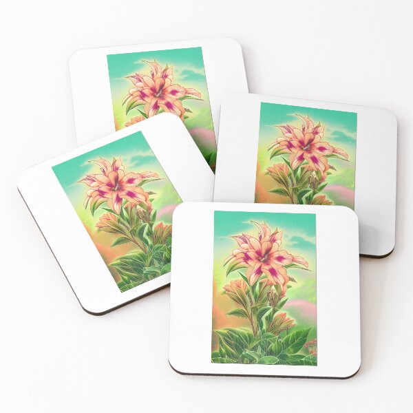 Item preview, Alstroemeria  flower artwork designed and sold by GroovyDino.