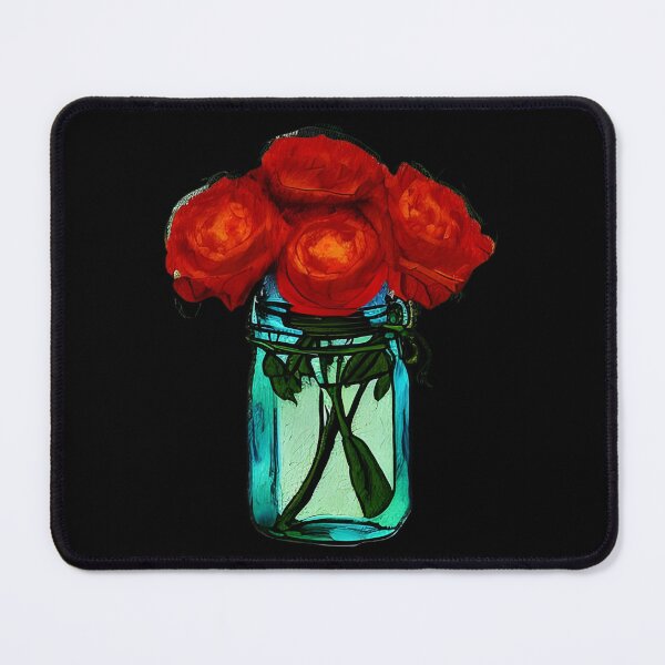 Item preview, Flowers in Mason Jar artwork designed and sold by gramizzia.