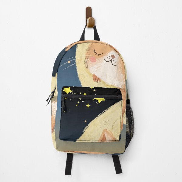 Item preview, Cat with the moon in night designed and sold by Modern Outlet ⭐⭐⭐⭐⭐.