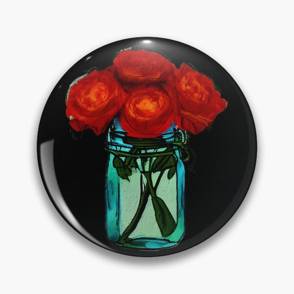 Item preview, Flowers in Mason Jar artwork designed and sold by gramizzia.