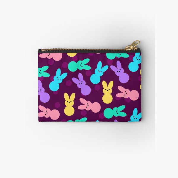 Item preview, Easter Bunny Peeps Print on Burgundy designed and sold by PinHookPrincess.