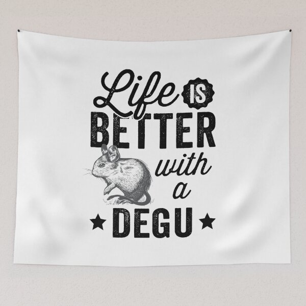 Item preview, Everything is better with Degu Chilean Rodent designed and sold by madgrfx.