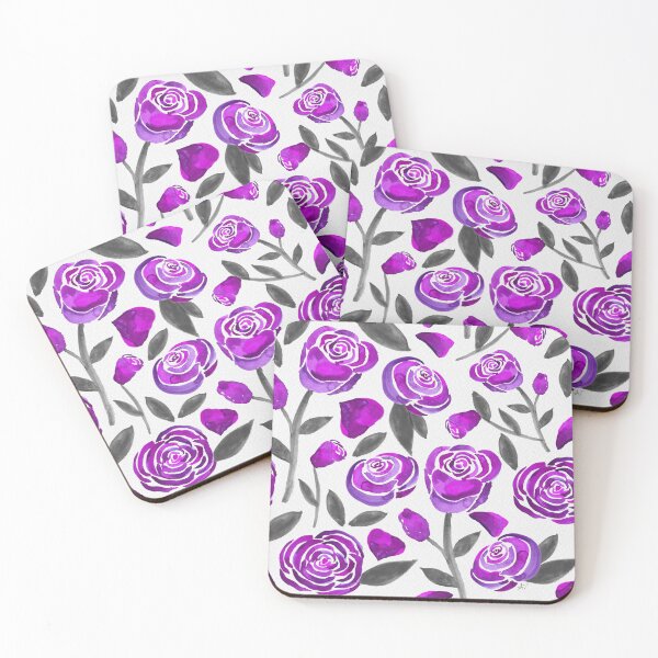 Item preview, Watercolor Roses - Purple designed and sold by Andrea Turner.